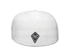 Classic Fitted Hat in White - Back