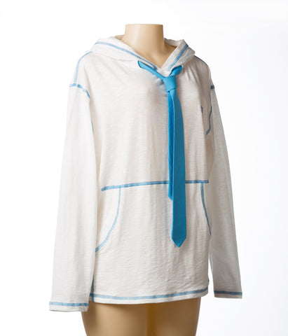 Tie Hoodie - Natural