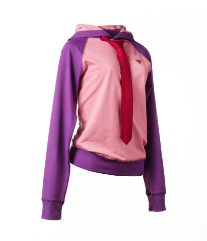 Tie Hoodie - Ladies Tri-color