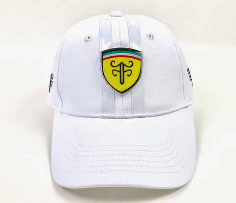 Voom Voom strapback hat — White