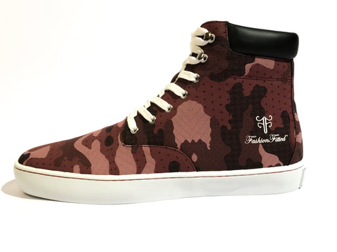 Yeahh! Camo High-top — Maroon