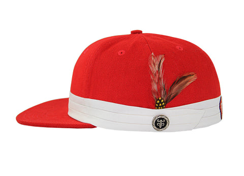 Red FeatherFitted