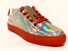 Jelly Jealous Sneakers — Silver and Red