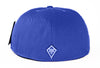 Classic Fitted Hat in Royal Blue - Black