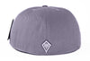 Classic Fitted Hat in Gray - Back