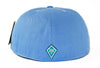 Classic Fitted Hat in Sky Blue - Back